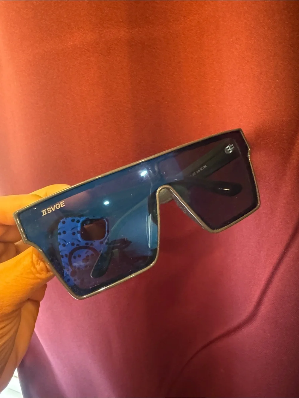 💙II SVGE ICON - BLUE RUSH Men's Sunglases